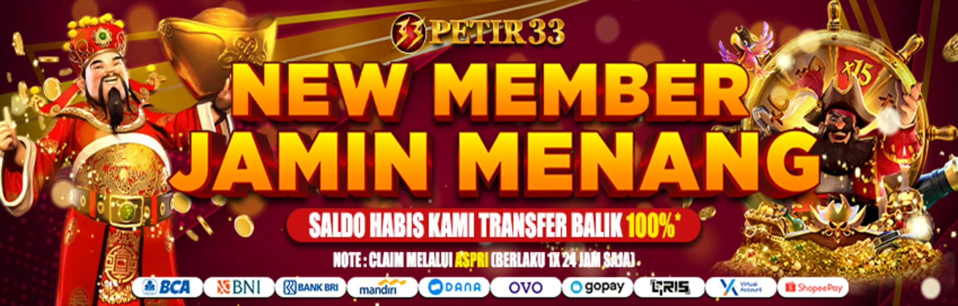 NEW MEMBER JAMIN MENANG