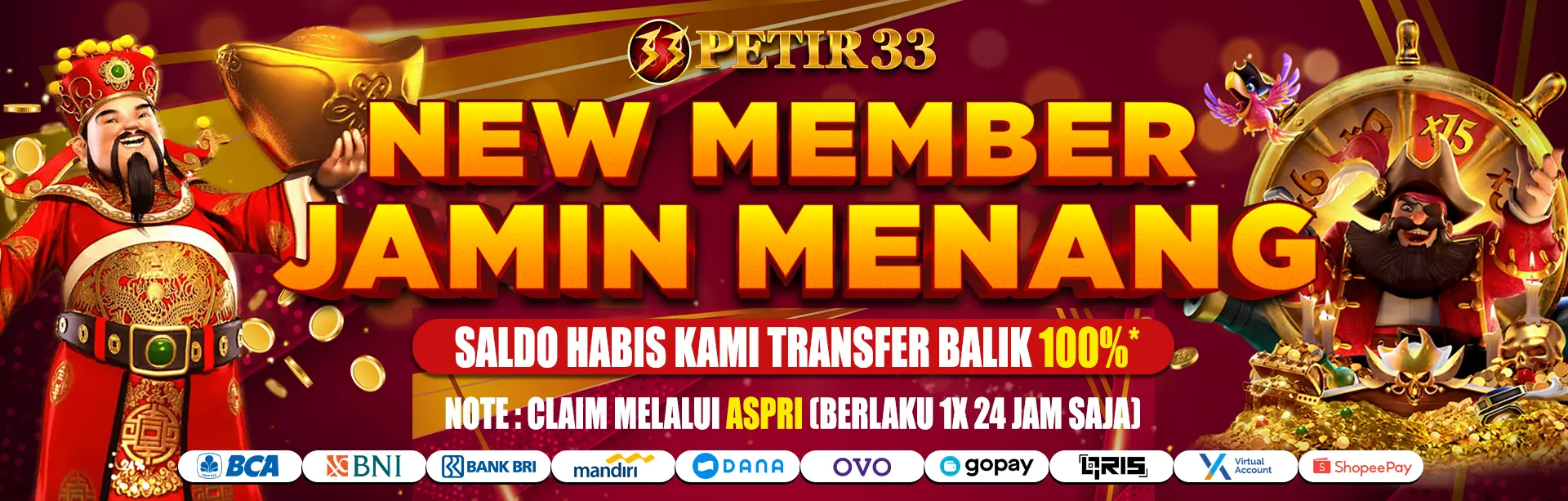 NEW MEMBER JAMIN MENANG